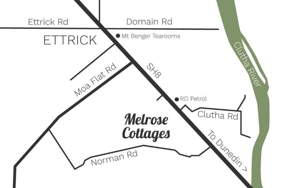 Melrose Cottages Millers Flat Eksteriør bilde